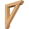 Ekena Millwork Traditional Slat Smooth Bracket w/ Offset Brace, Western Red Cedar, 7 1/2"W x 38"D x 44"H BKT0806X38X44TRA06SWR - alternate 1